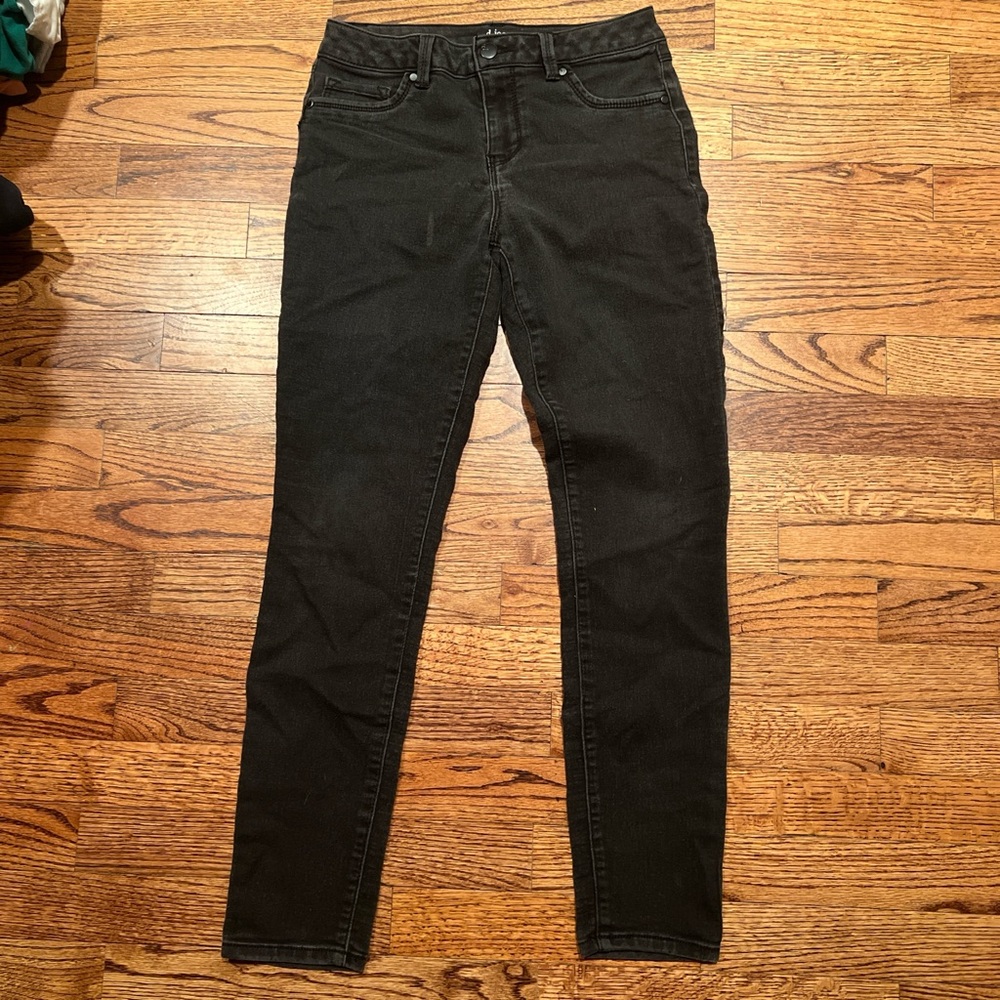black skinny jeans d. jeans
